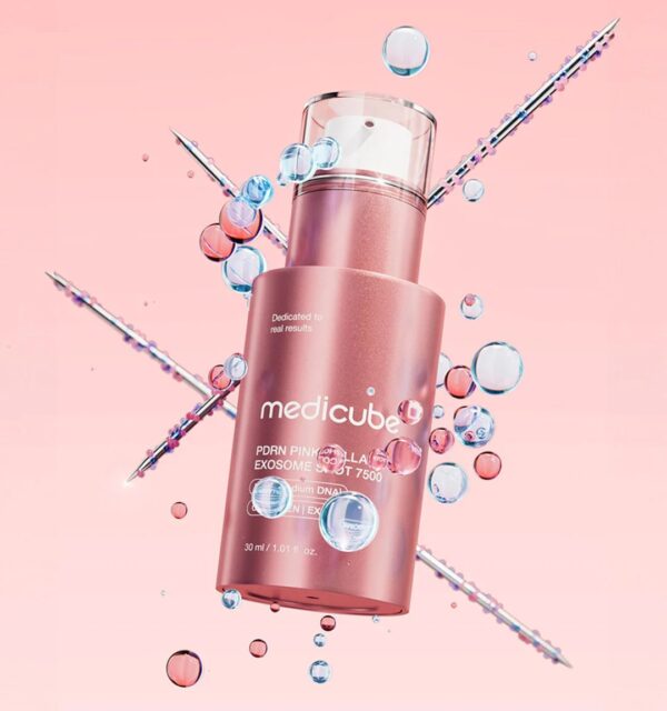 Medicube PDRN PINK EXOSOME SHOT SERUM 7500 30ml - Image 4
